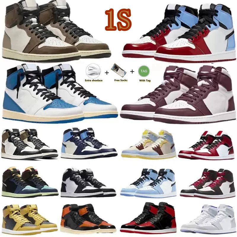 Jumpman 1s Basketball shoes University Blue Dark Mocha UNC Light Smoke Grey Hyper Chicago bred royal Silver Toe Shadow Twist men women running sneakers
Jumpman 1s Basketball shoes University Blue Dark Mocha UNC Light Smoke Grey Hyper Chicago bred royal Silver Toe Shadow Twist men women running sneakers