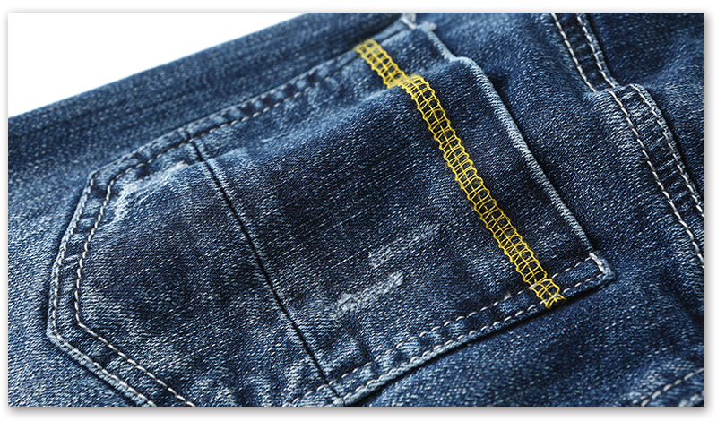 Jeans IENENS Fashion Kids Boys Jeans Children Baby denim Trousers Clothing Boys Elastic Waist Super Thin Pants 230406