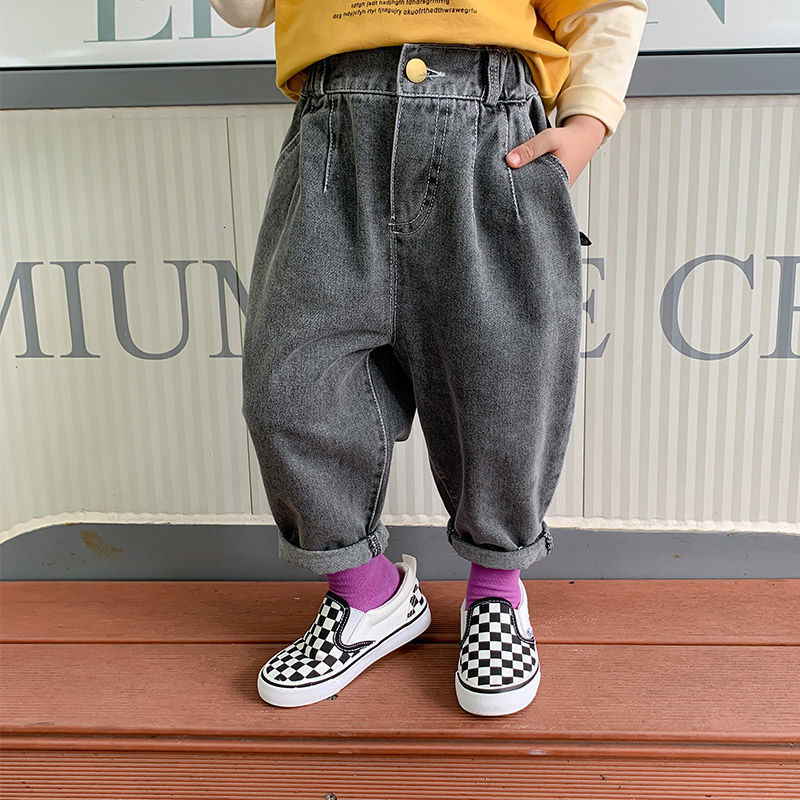 Jeans Spring Autumn Summer Girls and Boys' Jeans Comfortable and Cute Baby Clothing Children's Clothing 230406