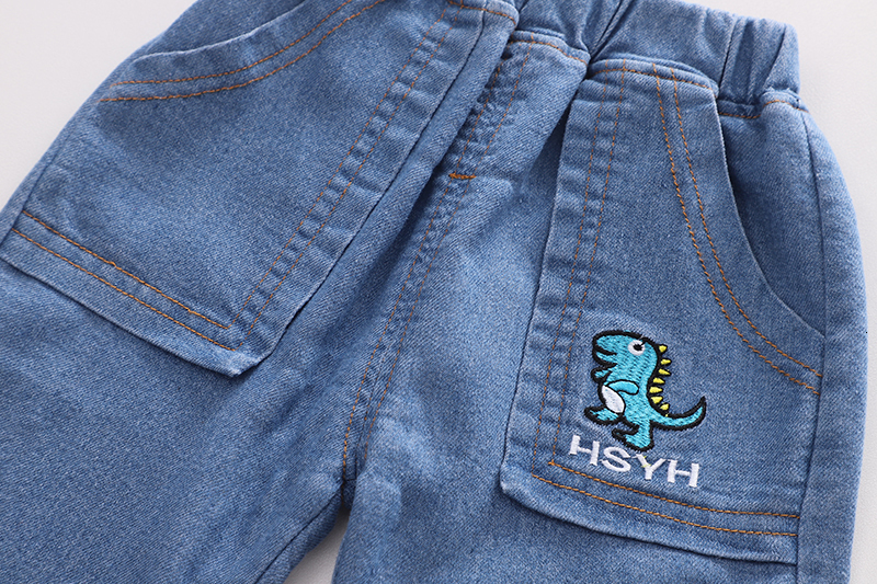 Jeans Autumn Children's High Quality Boys and Girls Fashion Hole Children's Jeans Boys' Casual Denim Pants Children's Legs 0-5 Yea