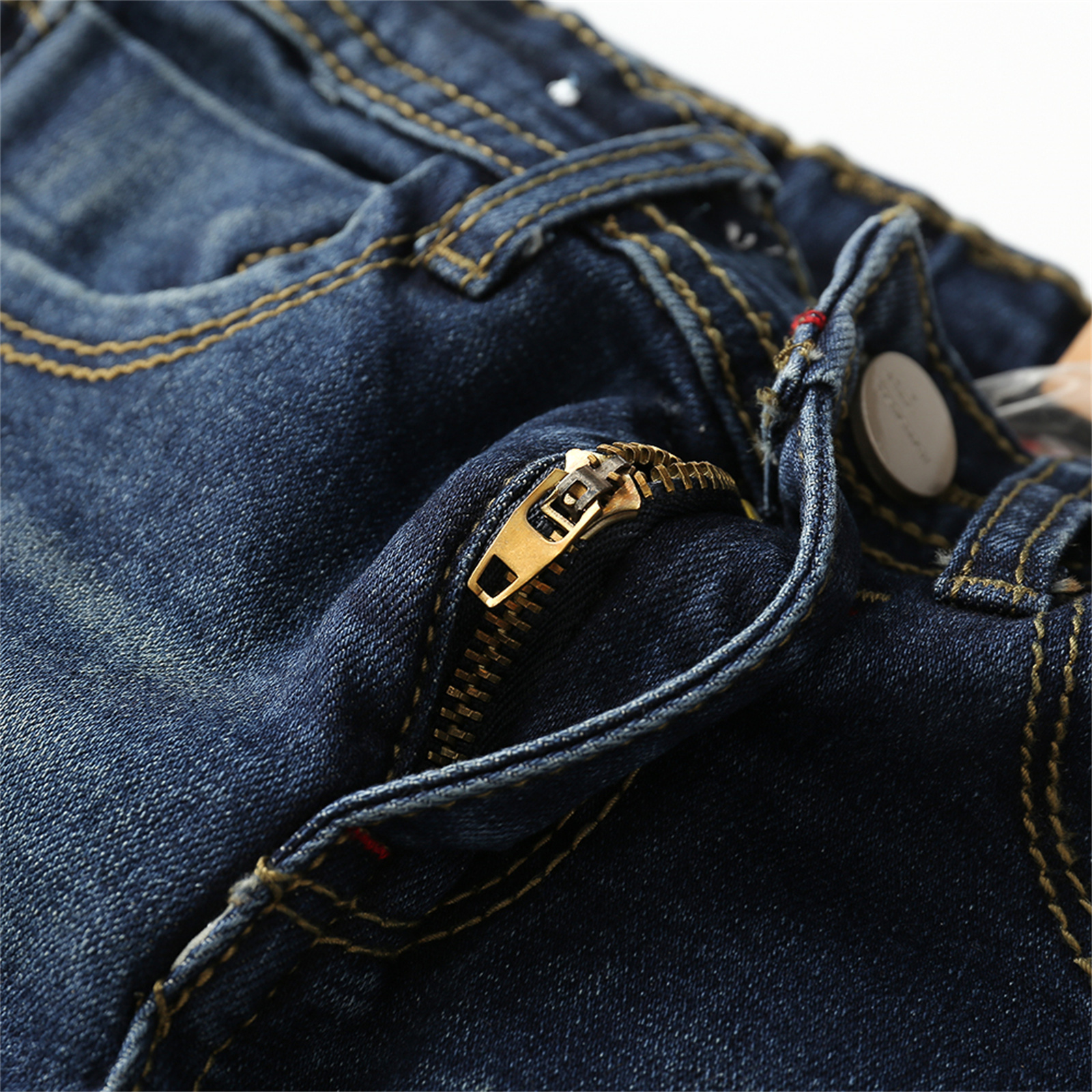 Jeans KIDSCOOL Space Baby Children's Boys' Stone Wash Jeans Children's Painful Super Thin Cotton denim Pants 230406