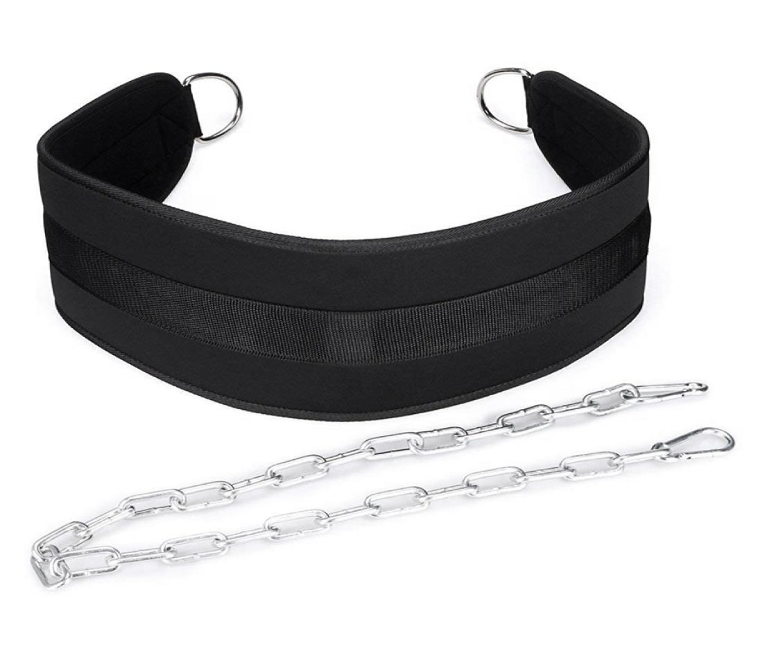 Fitness Equipments Dip Belt Weight Lifting Gym Body Waist Strength Training Power Building Dipping Chain Pull Up