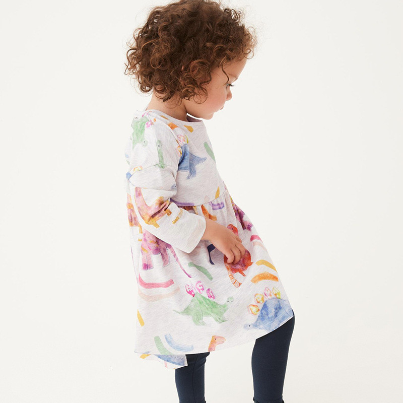 Girl s Dresses Jumping Meters Children s Princess Unicorn For Autumn Spring Long Sleeve Baby Costume Birthday Toddler Kids Frocks 230406