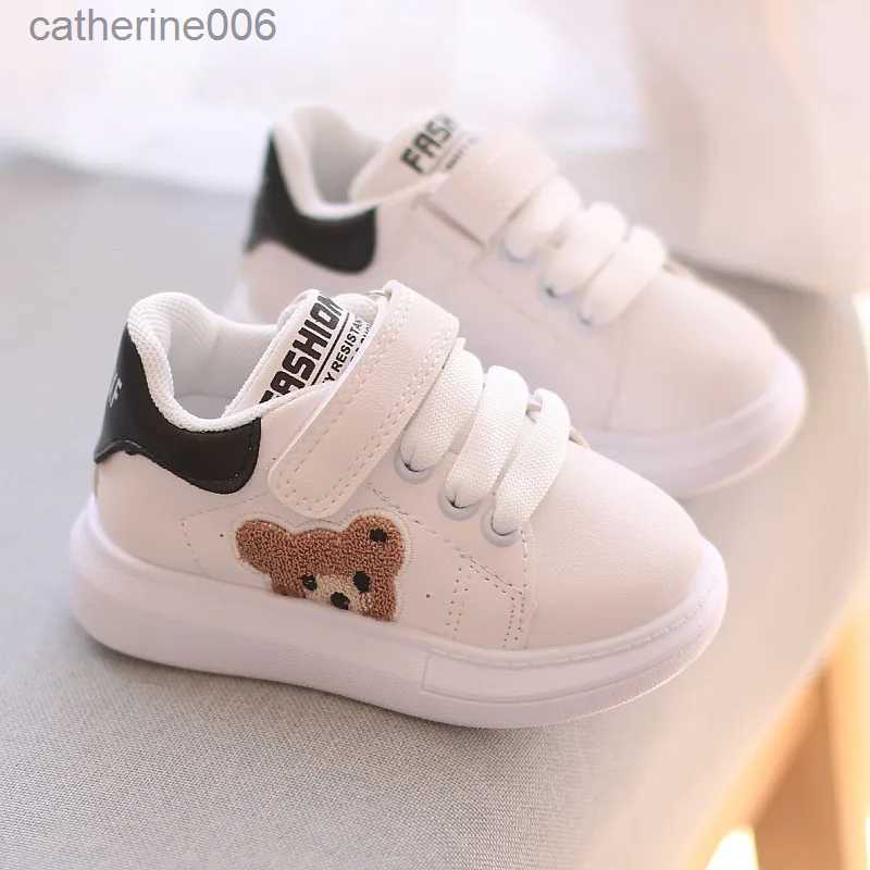 Sneakers 21-30 Size Children's Anti-slip wear-resistant Casual Shoes Kids White Sneakers Girls Boys Soft-soled Walking Shoes Kids ShoesL231106