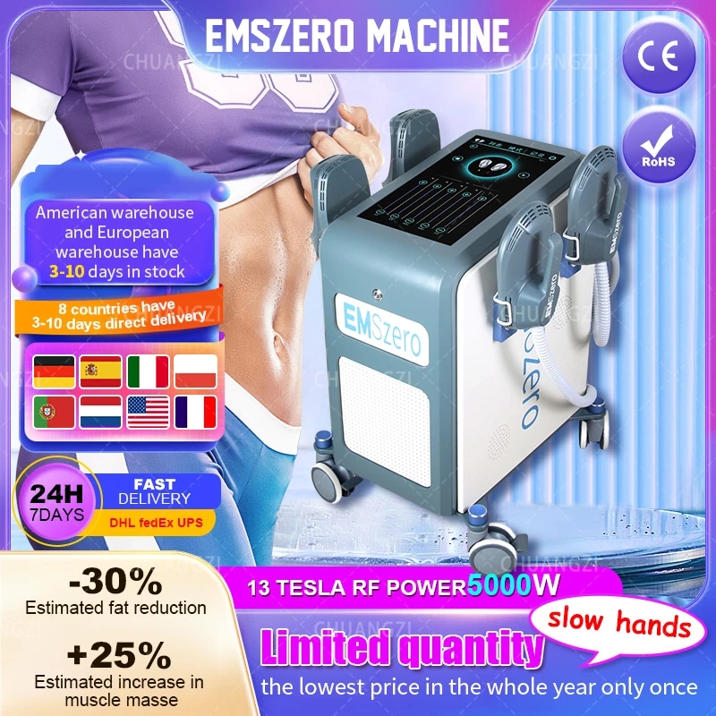 DLS-EMSLIM Neo NEO Machine 13 Tesla Emszero With 4 Handles Build Muscle Pelvice 5000W Gain Muscle And lose Fatfor Salon
DLS-EMSLIM Neo NEO Machine 13 Tesla Emszero With 4 Handles Build Muscle Pelvice 5000W Gain Muscle And lose Fatfor Salon