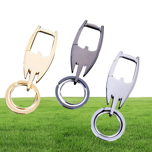 Hephis Skull Knuckles Car Key Chains Unique Men Key Ring Holder Bottle Opener Multi Function Keychains Trinket K1 For Men Gifts S