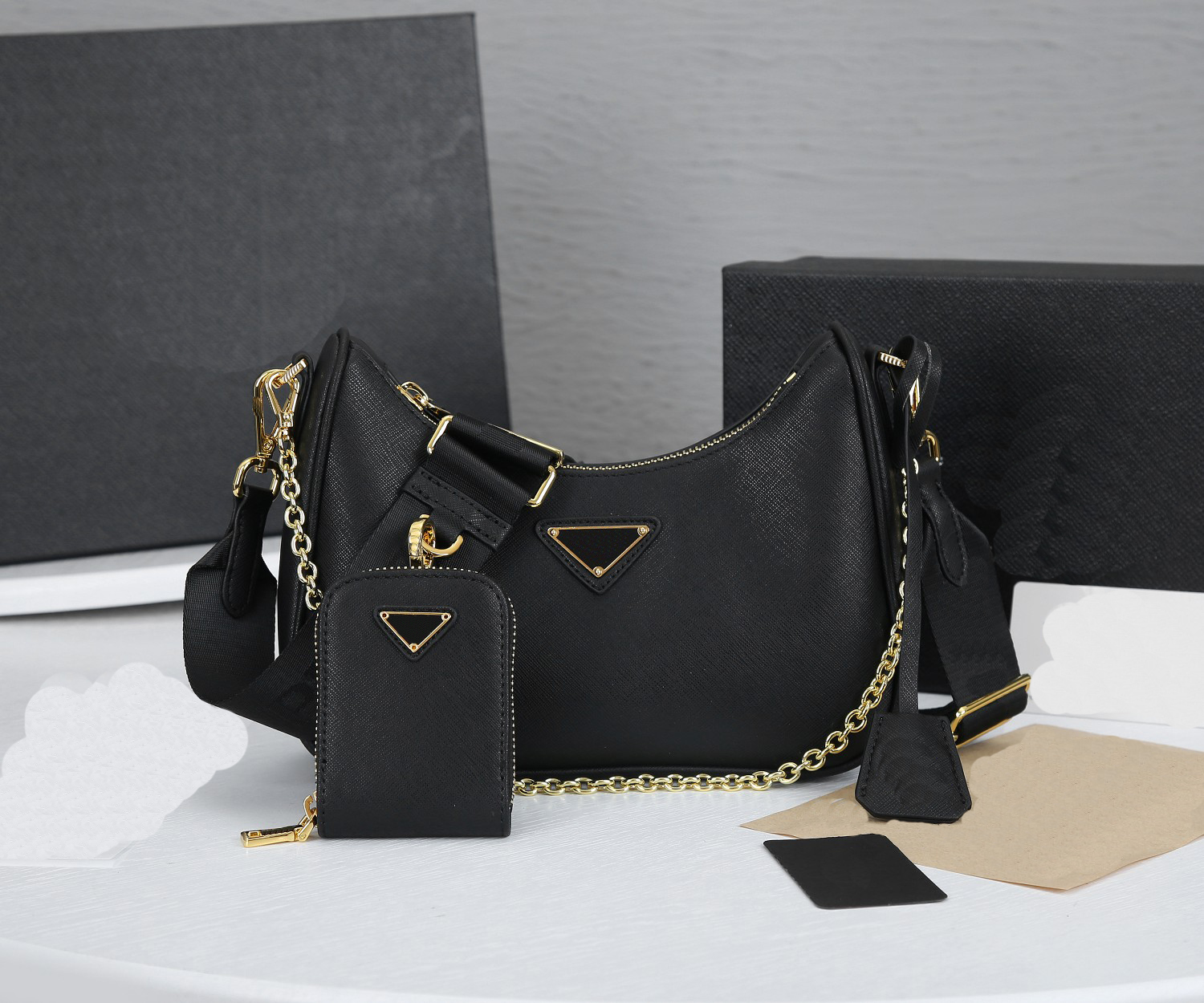 2023 Designer Luxury Bag, Tote Single Shoulder Bag can be diagonal span 1BH204, Black ~ silver chain
2023 Designer Luxury Bag, Tote Single Shoulder Bag can be diagonal span 1BH204, Black ~ silver chain