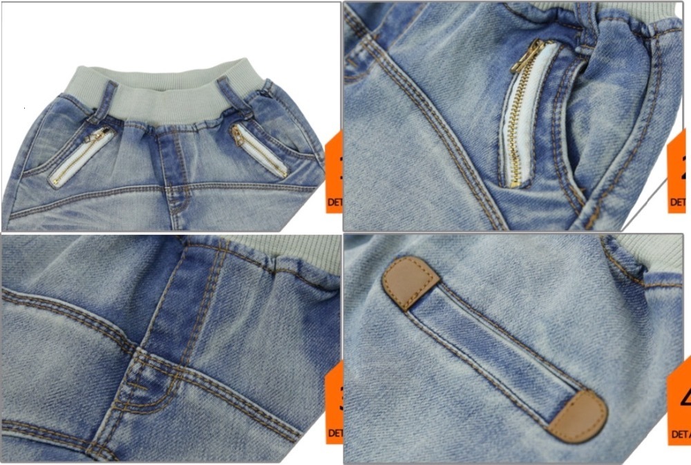 Jeans Boys' Pants Automatic Children's Clothing Big Boys' Jeans Doll Cotton Trauss Baby Children Harem Rupas Baby Menina Legs 230406