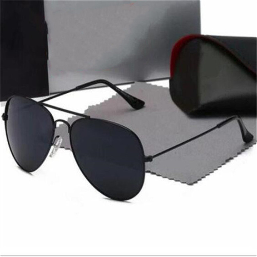 

Top quality Sunglass Men Women Classical Designer Sun Glasses Aviator Model Polarized Lenses Anti-UV Fashion Beach Driving Fishing Eyewear With Box