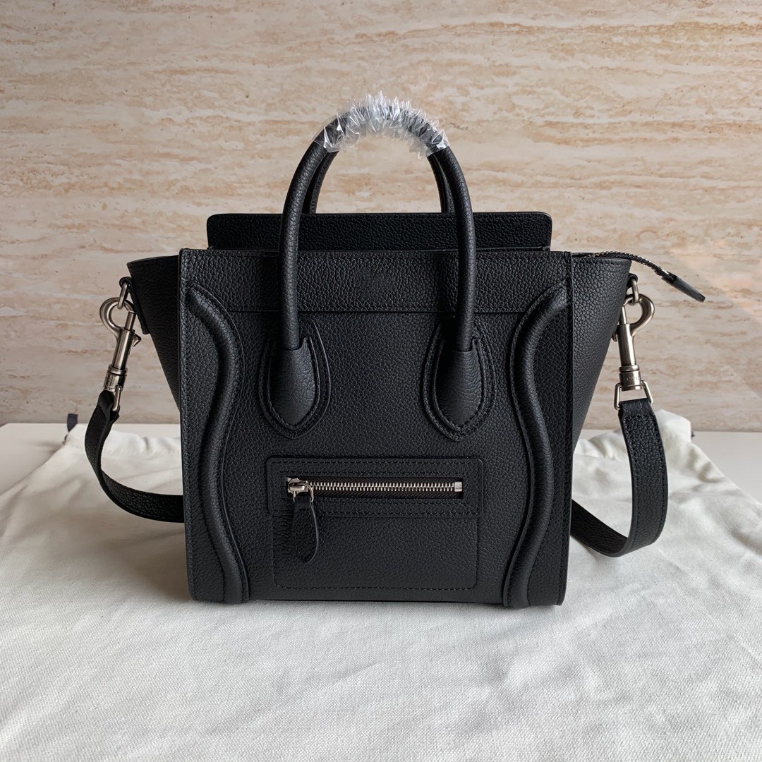10A Highest Quality Handbags Tote Bag Crossbody With Strap Cow Leather Black Color Luxury Designer Bags Luggage NANO Micro Mini medium small Free Shipping