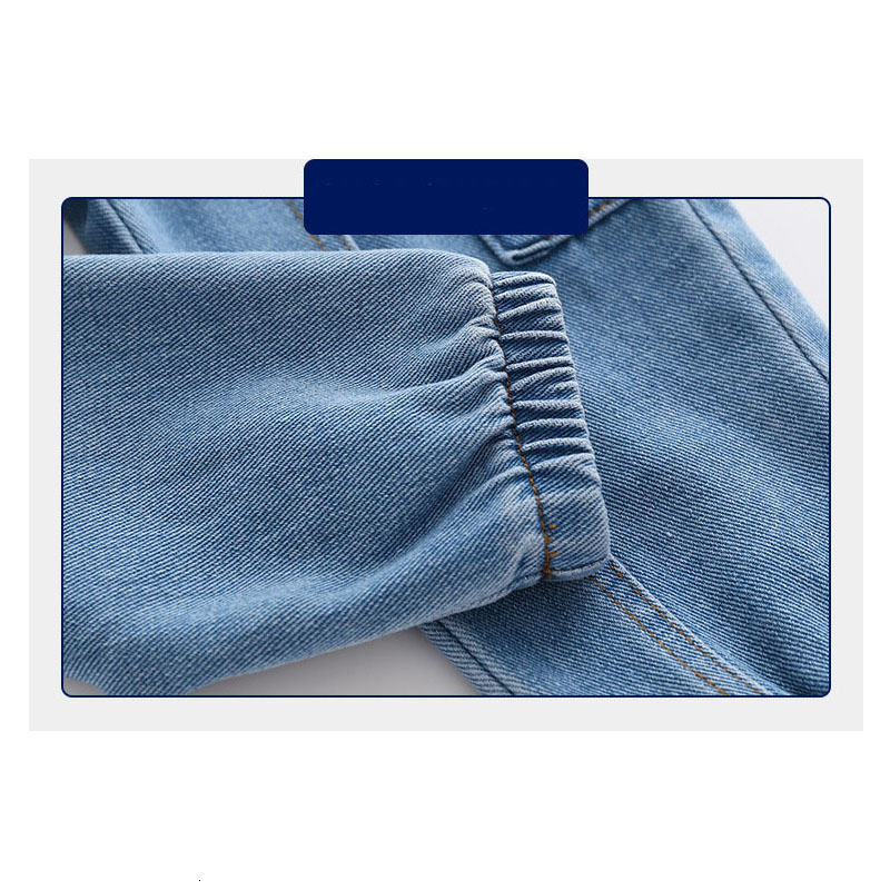 Jeans Men's Jeans Spring and Autumn Toddler Children's Trousers Children's Jeans Blue 230406