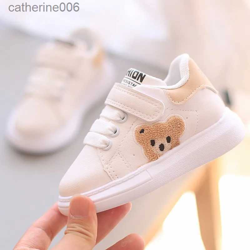 Sneakers 21-30 Size Children's Anti-slip wear-resistant Casual Shoes Kids White Sneakers Girls Boys Soft-soled Walking Shoes Kids ShoesL231106
