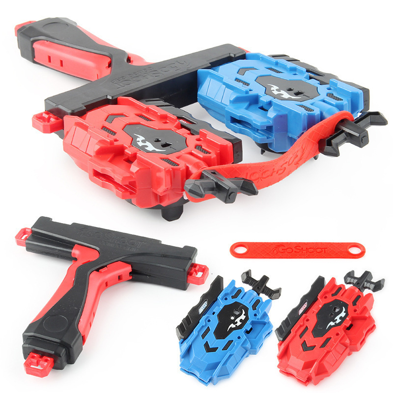 Beyblades Launchers Dual transmitter for beyblade left right and bidirectional wire transmitter blade burst accessory gyroscope transmitter classic to