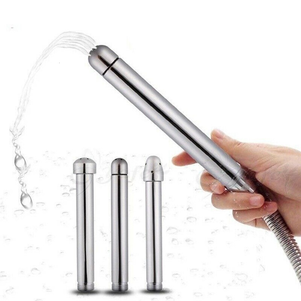 Shower Heads Style Head Enema Water Nozzles Bidet Faucets Rushed Anal Douche Vaginal Colon Clean Sprayer Tool Butt Plugs Taps 230406 x0907 666 666
