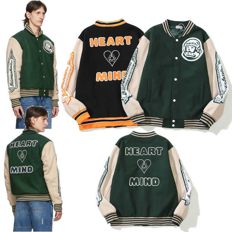 Bbc Billionaire Youth Club Astronaut Embroidered Baseball Suit Men's Heartmind Jacket, 7062 green
Bbc Billionaire Youth Club Astronaut Embroidered Baseball Suit Men's Heartmind Jacket, 7062 green