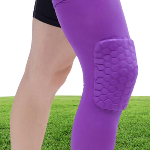 Honeycomb Sports Safety Tapes Volleyball Basketball Knee Pad Compression Socks Wraps Brace Protection Fashion Accessories Single p