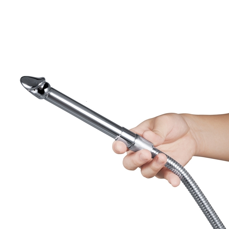 Bathroom Shower Heads Aluminum Alloy Bidet Anal Cleaner Faucets Rushed Douche Cleaning Enemator Enema Butt Plugs Tap Adult G12' 230406 666 666