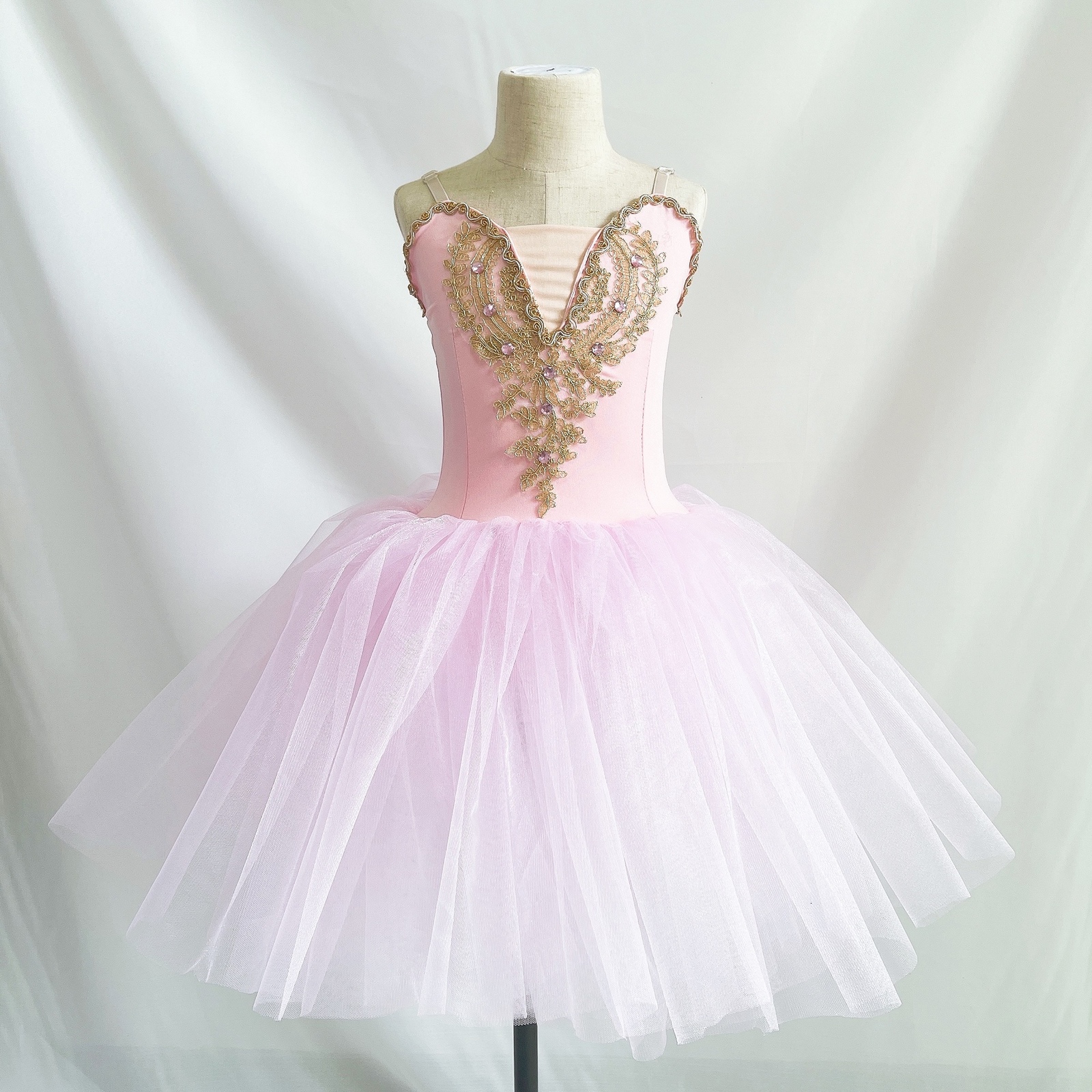 Dancewear Girls Ballet Dress Long Performance Ballet Dance For Women Ballet Tutu Dress Skirt Swan Lake Sling Girls Bailarina Costumes 230407