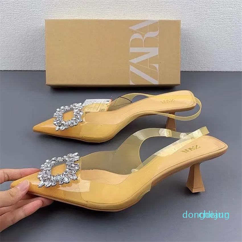 Sandals Spring And Summer Transparent Rhinestone Button Pointed Slim High Heel Party Dress, Wine red
Sandals Spring And Summer Transparent Rhinestone Button Pointed Slim High Heel Party Dress, Wine red