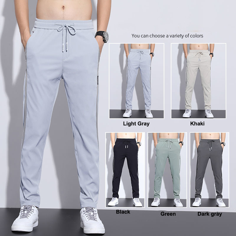 Men's Pants Casual men's pants Business work suit pants Full length straight three person pants Comfortable sports pants Men's clothing