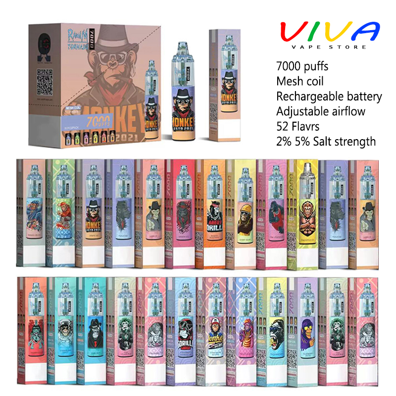 Original RandM E Cigarette Kit Tornado 7000 Puffs Disposable Vapes Rechargeable RGB Mesh Coil, Remark flavrs
Original RandM E Cigarette Kit Tornado 7000 Puffs Disposable Vapes Rechargeable RGB Mesh Coil, Remark flavrs
