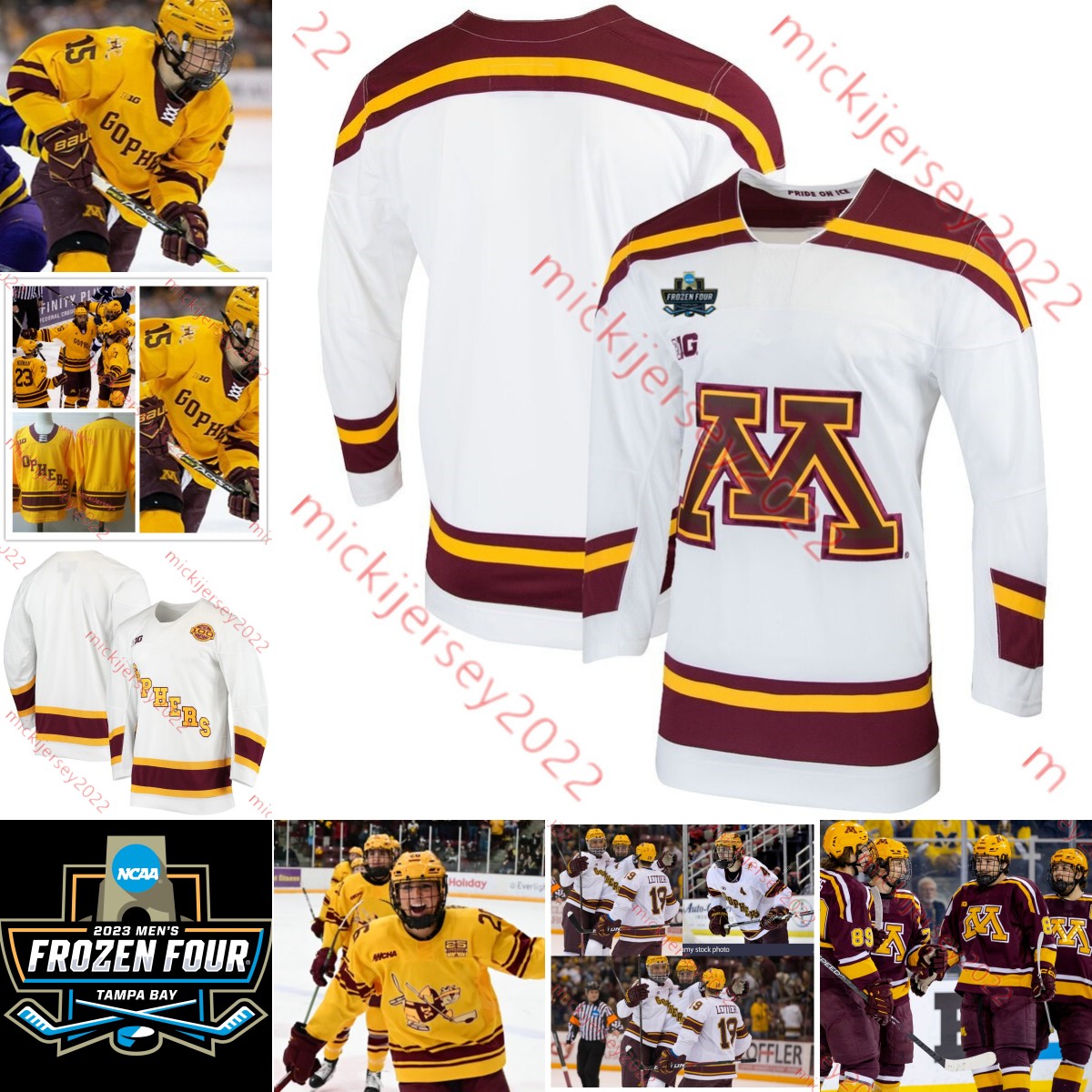 Brock Faber Ryan Johnson Minnesota Hockey 2023 Mens Frozen Four Jersey Jackson LaCombe Jaxon Nelson Jimmy Snuggerud Logan Cooley Minnesota Golden Gophers Jerseys, Gophers white/2023 frozen four patch
Brock Faber Ryan Johnson Minnesota Hockey 2023 Mens Frozen Four Jersey Jackson LaCombe Jaxon Nelson Jimmy Snuggerud Logan Cooley Minnesota Golden Gophers Jerseys, Gophers white/2023 frozen four patch