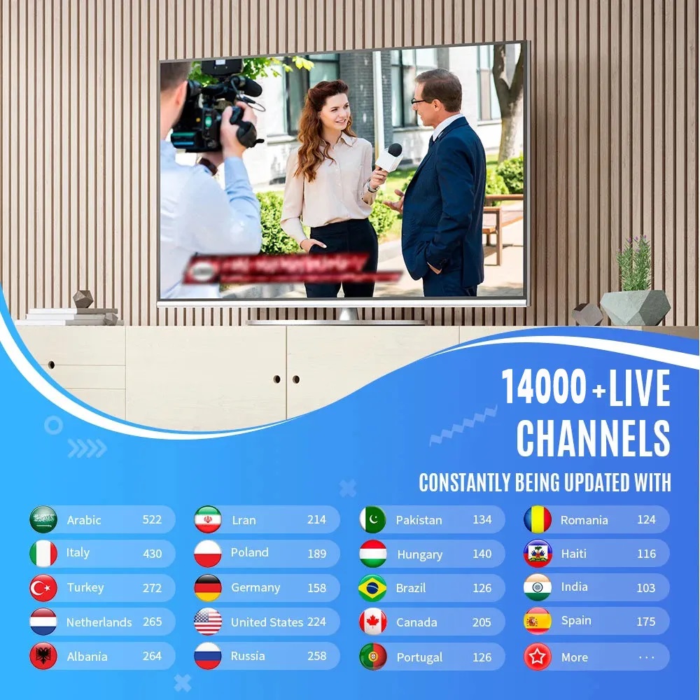 The most comprehensive application channel in Europe. M3U, Android phone, smart TV. Interface with IPTV dealer panel
The most comprehensive application channel in Europe. M3U, Android phone, smart TV. Interface with IPTV dealer panel
