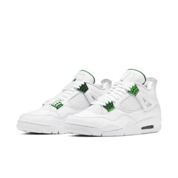 2023 Athletics Basketball Shoes Jumpman 4 Pine Green Mens Womens 4s IV OG White Metallic Silver Designer Sports Sneakers With Box, Green white metallic silver
2023 Athletics Basketball Shoes Jumpman 4 Pine Green Mens Womens 4s IV OG White Metallic Silver Designer Sports Sneakers With Box, Green white metallic silver