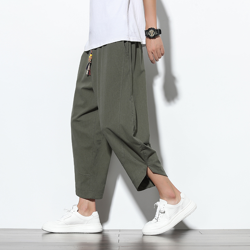 Men's Pants Men's Autumn Pants Solid Back Pants Men's Casual Hip Hop Korean Jogger Men's High Street Clothing Trousers 230407