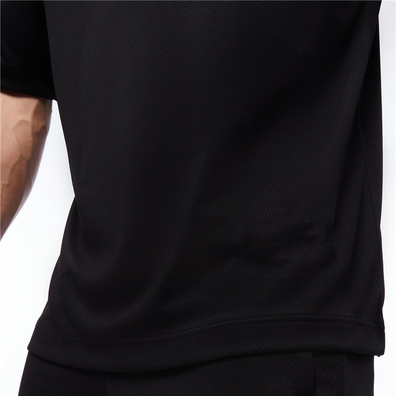 Men's T-Shirts Oversized men's summer straight shoulder half sleeved T-shirt Quick drying mesh gym clothing Loose fit T-shirt 230407