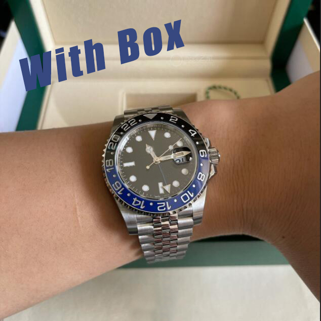 Mens Watch Automatic Mechanical 40mm 904L Steel 126710 Blue Black Alloy Bezel GMT Calendar Sapphire Glass Super Watchet luxe gift, Tool
Mens Watch Automatic Mechanical 40mm 904L Steel 126710 Blue Black Alloy Bezel GMT Calendar Sapphire Glass Super Watchet luxe gift, Tool