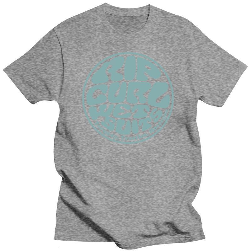Mens TShirts Clothing Rip Tee Curl Wetty Land TShirt Charcoal Heather Unisex Size S3XL 230406
