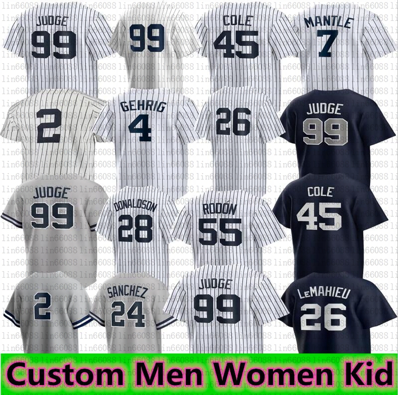 Mens Women Youth 99 Aaron Judge Baseball Jersey Gerrit Cole Anthony Rizzo Derek Jeter DJ LeMahieu Josh Donaldson Giancarlo Stanton Gleyber Torres Rivera, Men
Mens Women Youth 99 Aaron Judge Baseball Jersey Gerrit Cole Anthony Rizzo Derek Jeter DJ LeMahieu Josh Donaldson Giancarlo Stanton Gleyber Torres Rivera, Men