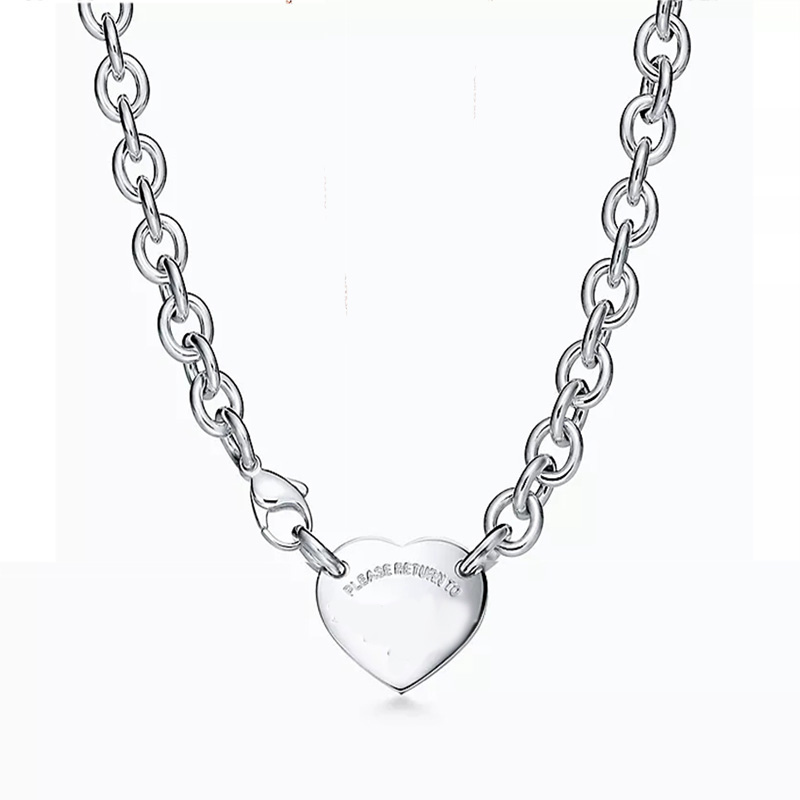 Luxury Designer 19mm Heart Necklace Women Stainless Steel Fashion Chain Jewelry Gift for Girlfriend Christmas Valentine Day Wholesale
Luxury Designer 19mm Heart Necklace Women Stainless Steel Fashion Chain Jewelry Gift for Girlfriend Christmas Valentine Day Wholesale