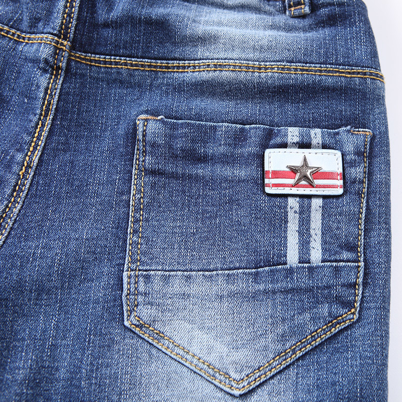 Jeans IENENS Children's Boys' Jeans Fashion Clothing Classic Pants Denim Clothing Children's Boys' Casual Bowboy Long Trousers 5-1