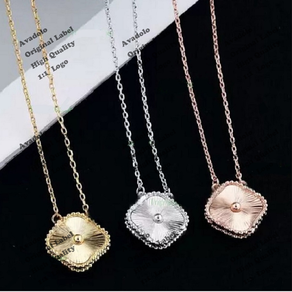 Fashion Classic Cleef Leaf Clover Pendant Necklace Fritillary 18K Gold Filled 100% silver van flower Necklace for Women&Girl Valentine's Designer Jewelry Lover Gift
Fashion Classic Cleef Leaf Clover Pendant Necklace Fritillary 18K Gold Filled 100% silver van flower Necklace for Women&Girl Valentine's Designer Jewelry Lover Gift