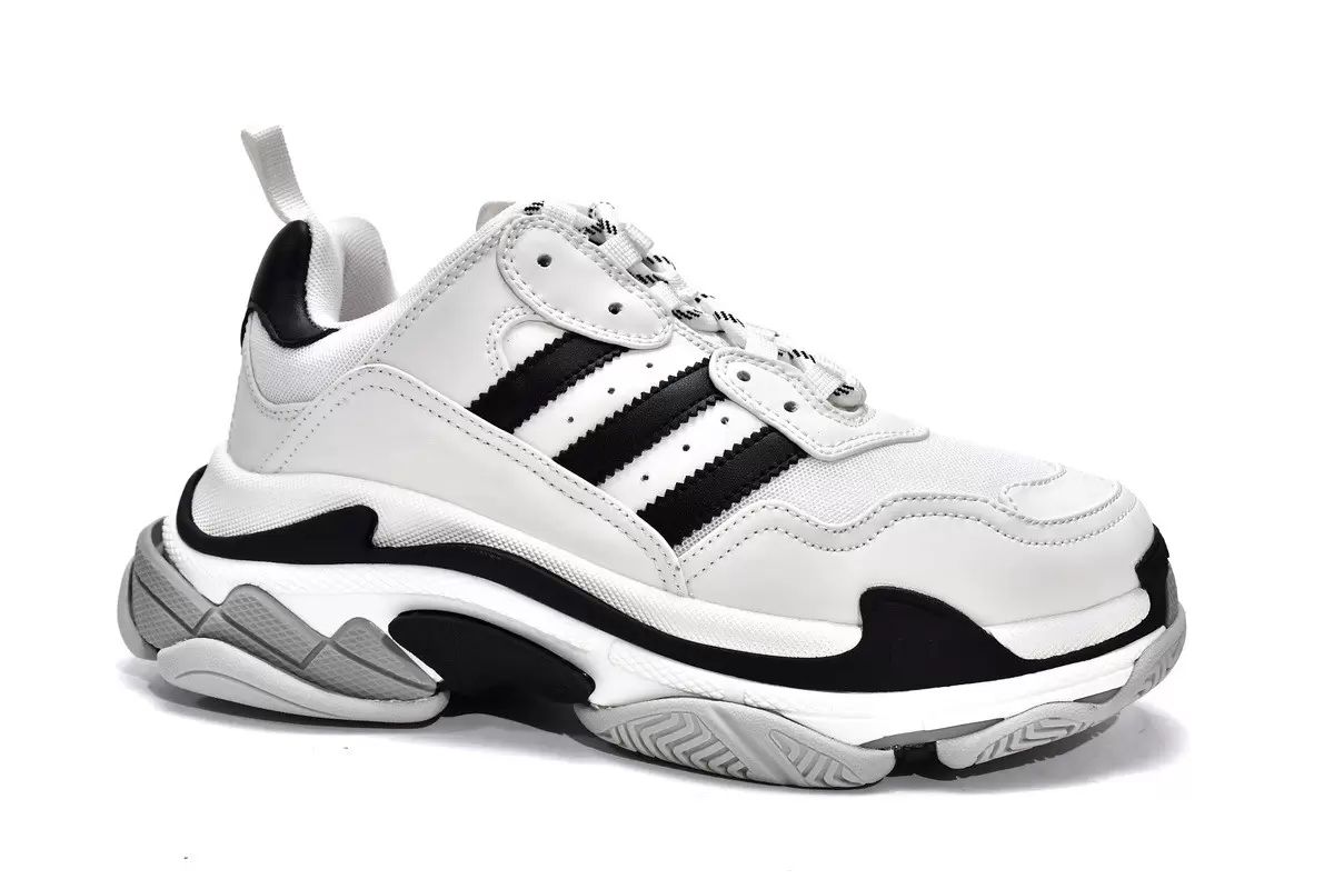 2023 Shoes Couple Designer Luxury Top Edition Casual Sneakers Co-branded Paris First Generation Retro Dad Shoes BLS x Triple S