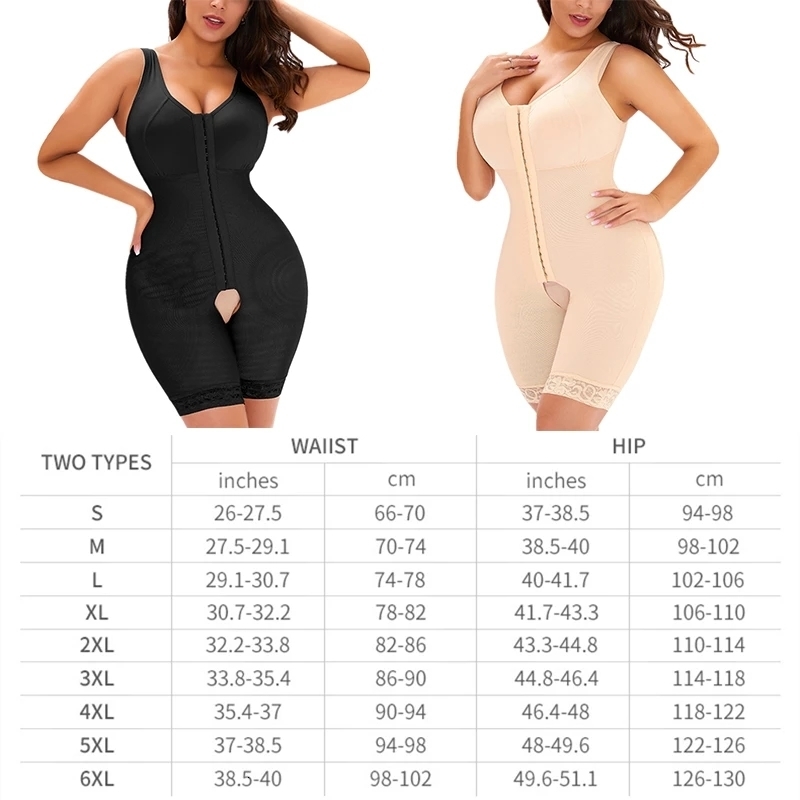 Women's Shapers Women's Fajas Colombian girl model with 3 breasts bra shape lace weight loss shorts tight corset family wearing waist traine