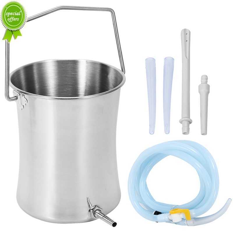 New 2L Health Stainless Steel Enema Bucket Suitable for Colon Cleansing Reusable Constipation Cleaning Detoxification Cleansing Enem
New 2L Health Stainless Steel Enema Bucket Suitable for Colon Cleansing Reusable Constipation Cleaning Detoxification Cleansing Enem