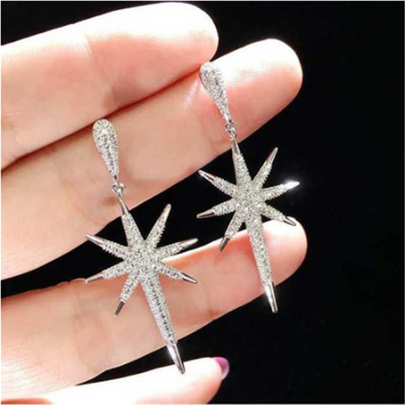 20 Styles Lab Moissanite Dangle Earring 925 sterling silver Charm Jewelry Party Wedding Drop Earrings for Women Bridal Birthday Gift
