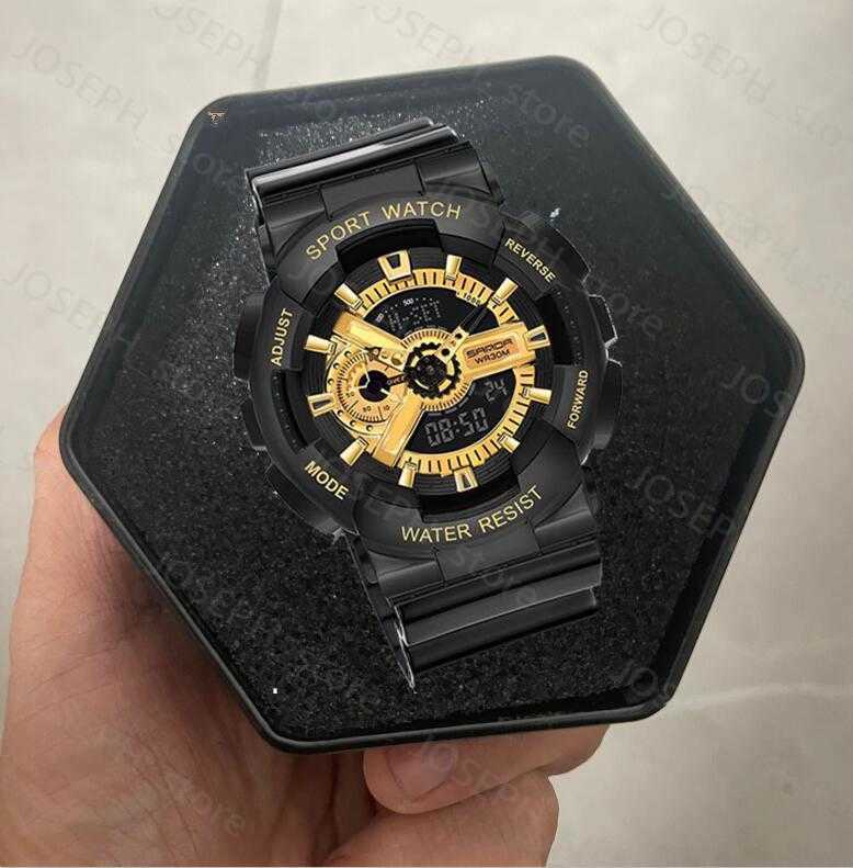 Other Watches 2023 Fashion Luxury Mens G Style Military Wristwatches Multifunction LED Digital Shock Quartz Sport Watches for Man Male Students Clock J230407