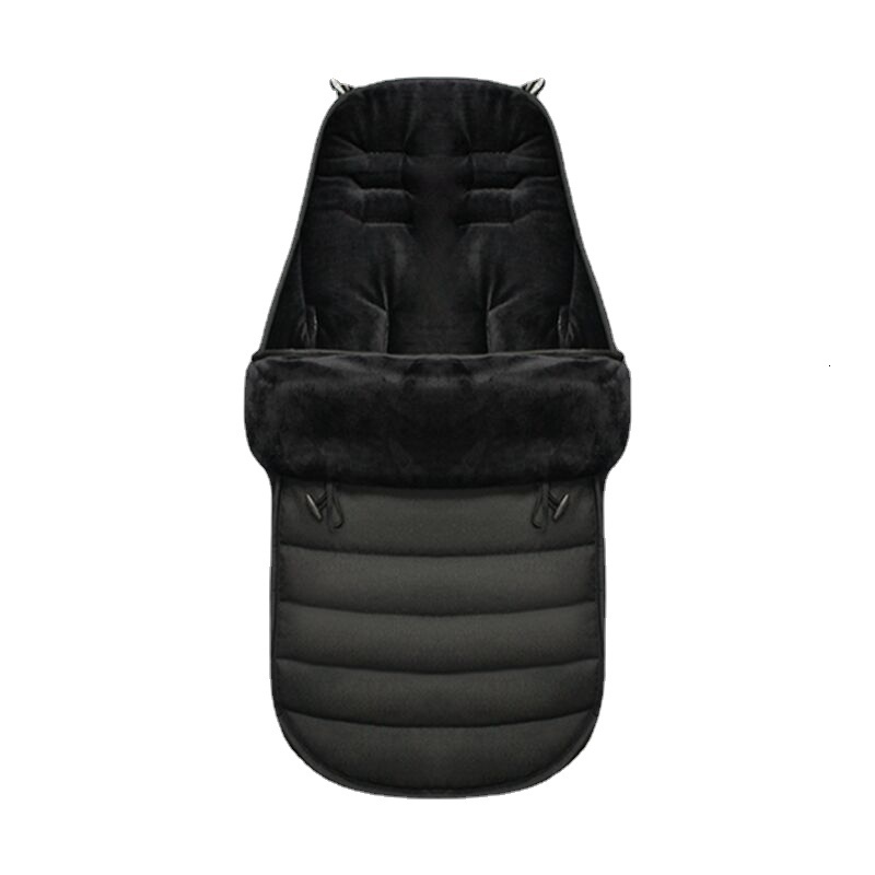 Sleeping Bags Outdoor born baby hood thick solid winter soft comfortable handcart sleeping bag warm handcart foot cover 230407