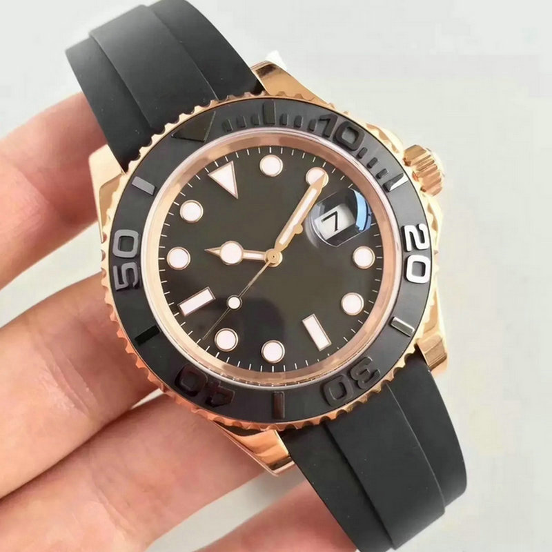 Mens Watch 40mm Rubber Strap Rose gold Automatic Movement Mechanical Stainless Steel Mens Watches Master Male Wristwatch, 1piece(random color)
Mens Watch 40mm Rubber Strap Rose gold Automatic Movement Mechanical Stainless Steel Mens Watches Master Male Wristwatch, 1piece(random color)