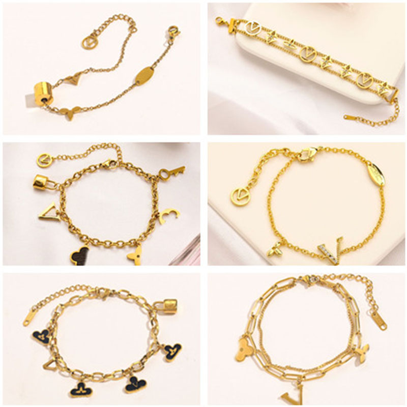 Famous Designer Bracelets Luxury Gold Chain Fashion Jewelry Girl Pearl Letter Lock Love Bracelet Premium Wedding Party Jewelry Accessories
Famous Designer Bracelets Luxury Gold Chain Fashion Jewelry Girl Pearl Letter Lock Love Bracelet Premium Wedding Party Jewelry Accessories