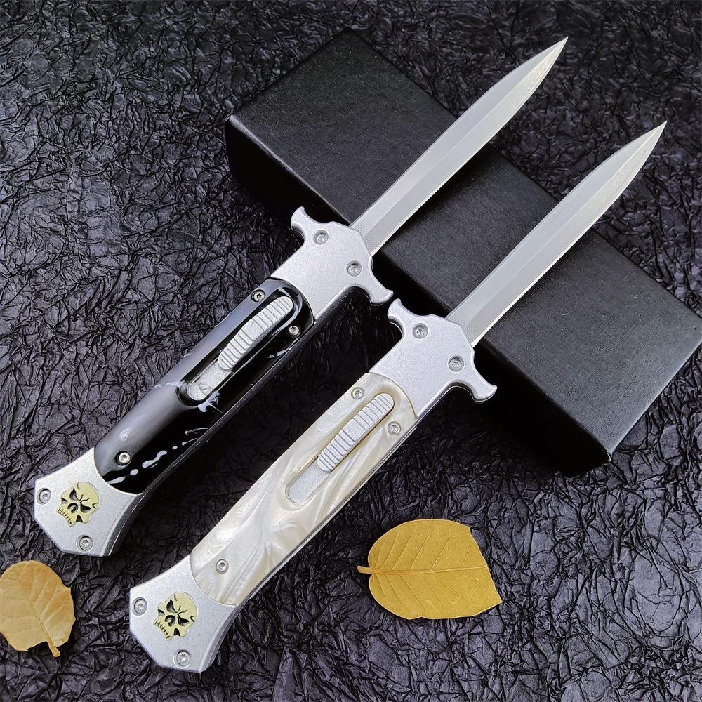 New 9 Inch AK Classic Stiletto Knife Italian Mafia Automatic Knife Double Action Tactical Knifes 440C Blade Wood Handle Self-defense EDC Hunting Pocket Knives Tools
New 9 Inch AK Classic Stiletto Knife Italian Mafia Automatic Knife Double Action Tactical Knifes 440C Blade Wood Handle Self-defense EDC Hunting Pocket Knives Tools
