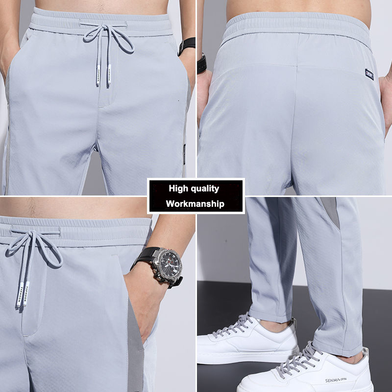 Men's Pants Casual men's pants Business work suit pants Full length straight three person pants Comfortable sports pants Men's clothing