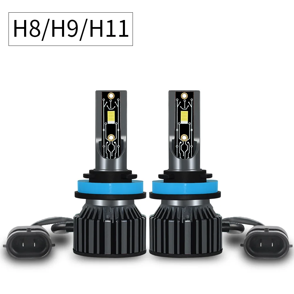 A8S CSP 5530 Chip H7 LED Automotive Headlights 6000K H4 LEDAutomotive Headlights 8000K 160000LM 12V H3 5202 LED Headlights 2PCS/lot