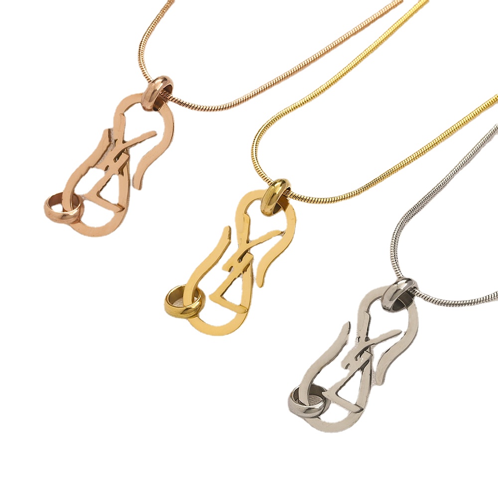 3 Color Womens Pendant Necklace Designer Jewelry Long Chain Womens Gift monogram Design Rose Gold Necklace Brand High Sense Spring Family Jewelry Chain
3 Color Womens Pendant Necklace Designer Jewelry Long Chain Womens Gift monogram Design Rose Gold Necklace Brand High Sense Spring Family Jewelry Chain