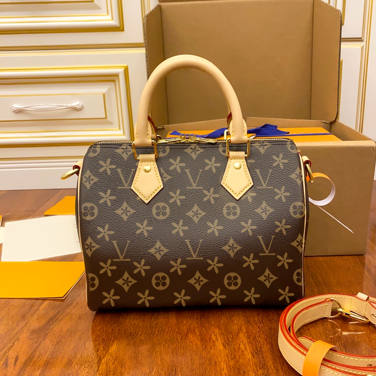 Women's Designer speedy M41113 louvis Purses fashion zipper travel Genuine leather Crossbody Bag totes hobo Luxury mens large capacity handbags clutch duffle bags, Damier azur
Women's Designer speedy M41113 louvis Purses fashion zipper travel Genuine leather Crossbody Bag totes hobo Luxury mens large capacity handbags clutch duffle bags, Damier azur