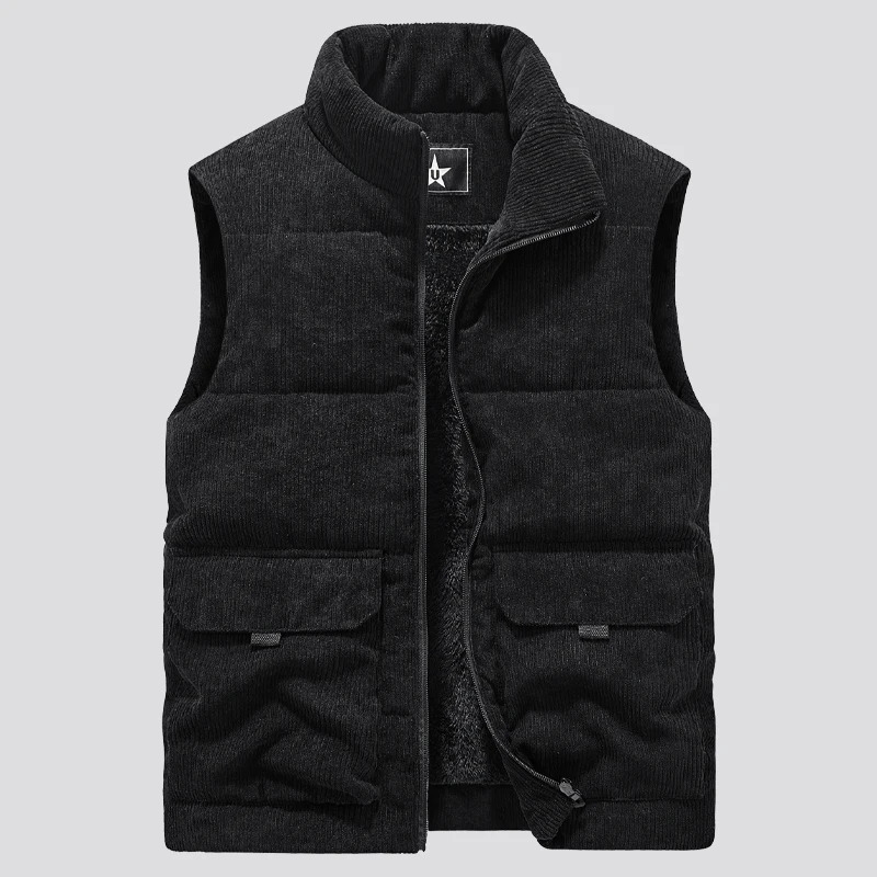 Men's Vests Vest Men Winter Sleeveless Jackets Winter Warm Coat Vest Men Casual Solid Waistcoat Outwear chalecos para hombre 231107